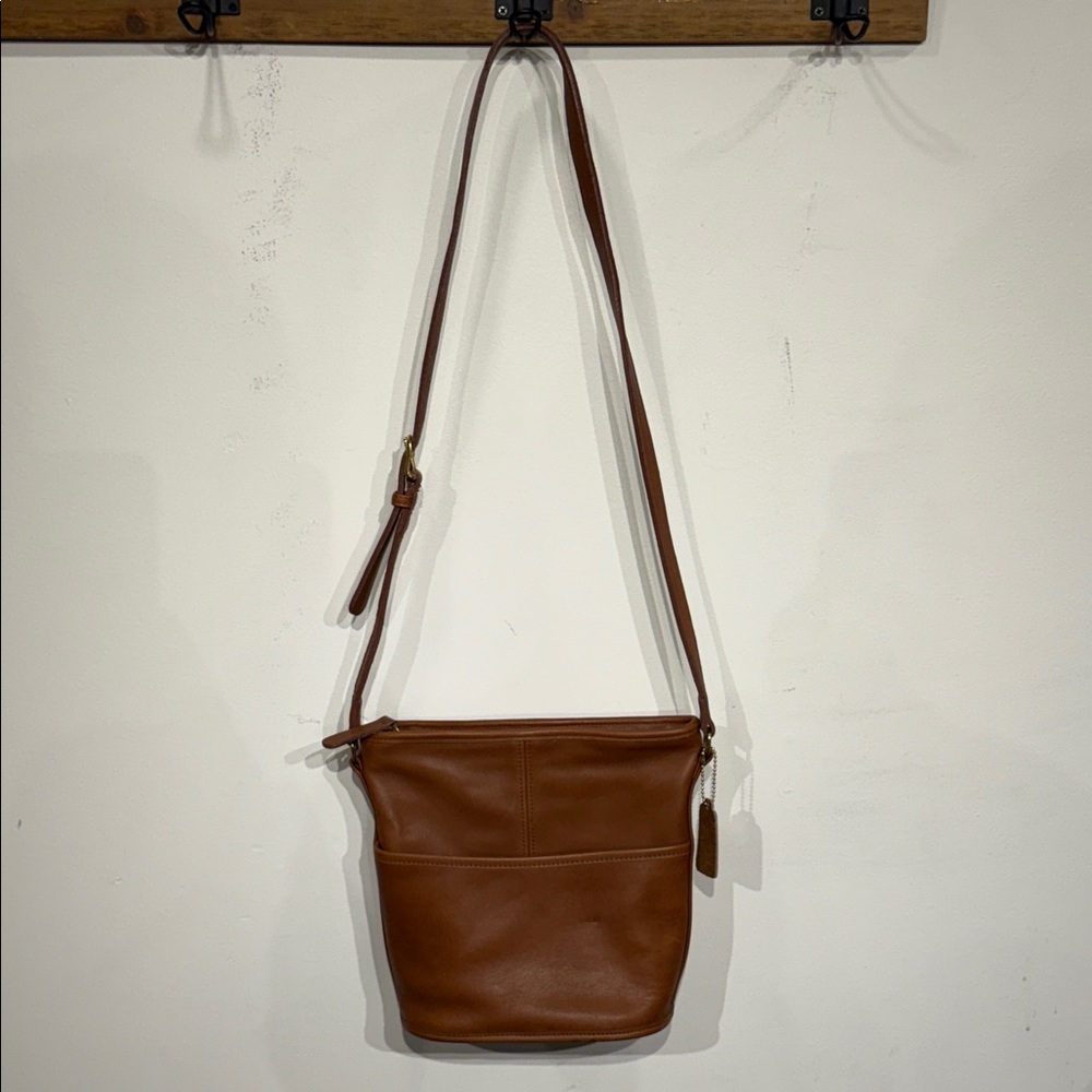 Coach Tan Leather Crossbody - Picture 2 of 11